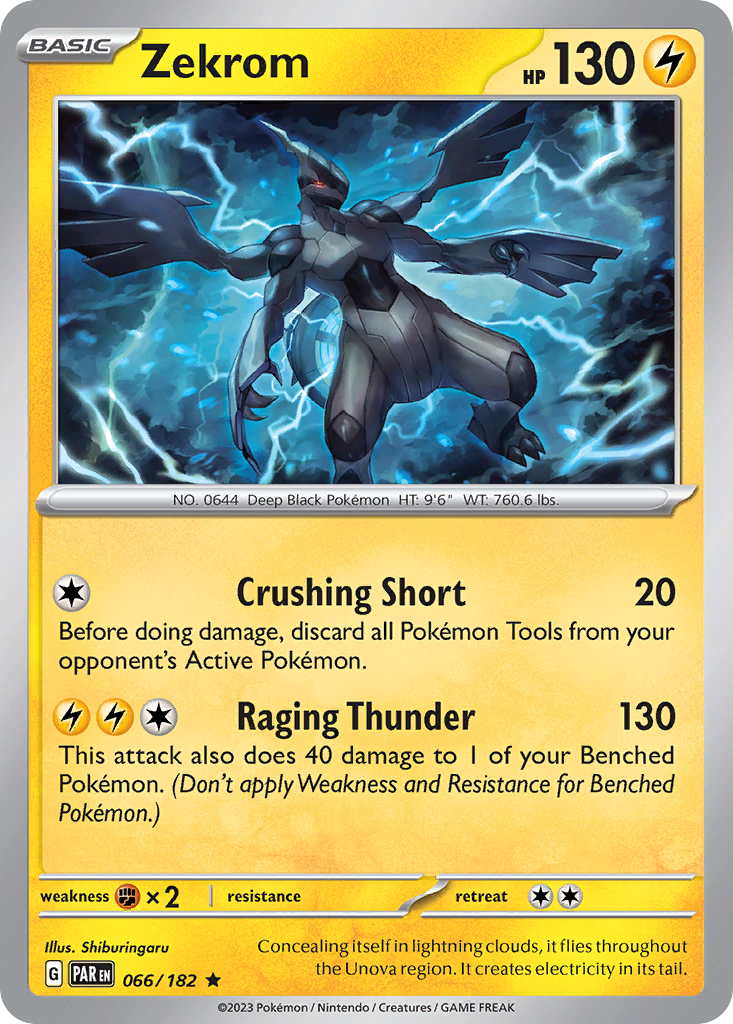 Zekrom Pokémon card