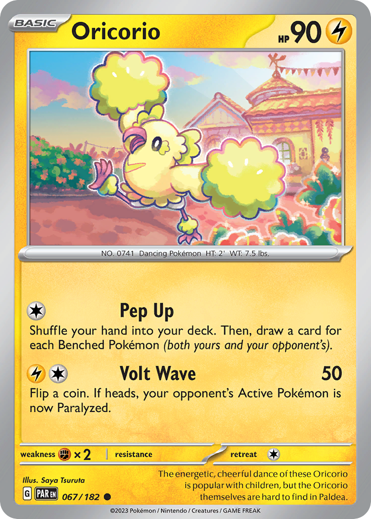 Oricorio Pokémon card