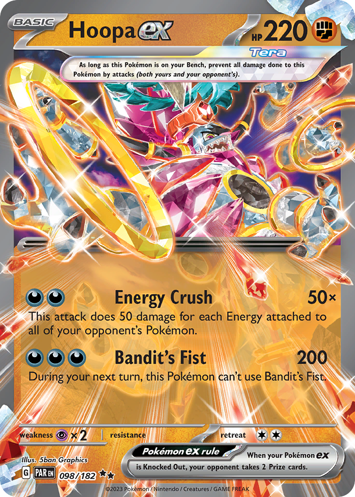 Hoopa ex Pokémon card