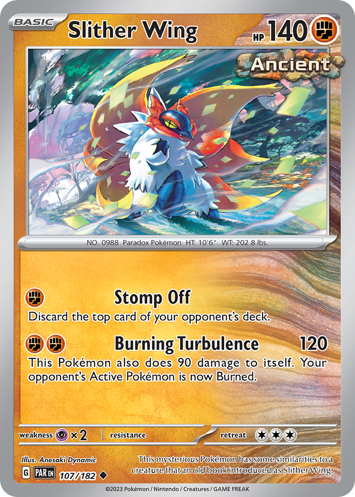 Slither Wing Pokémon card