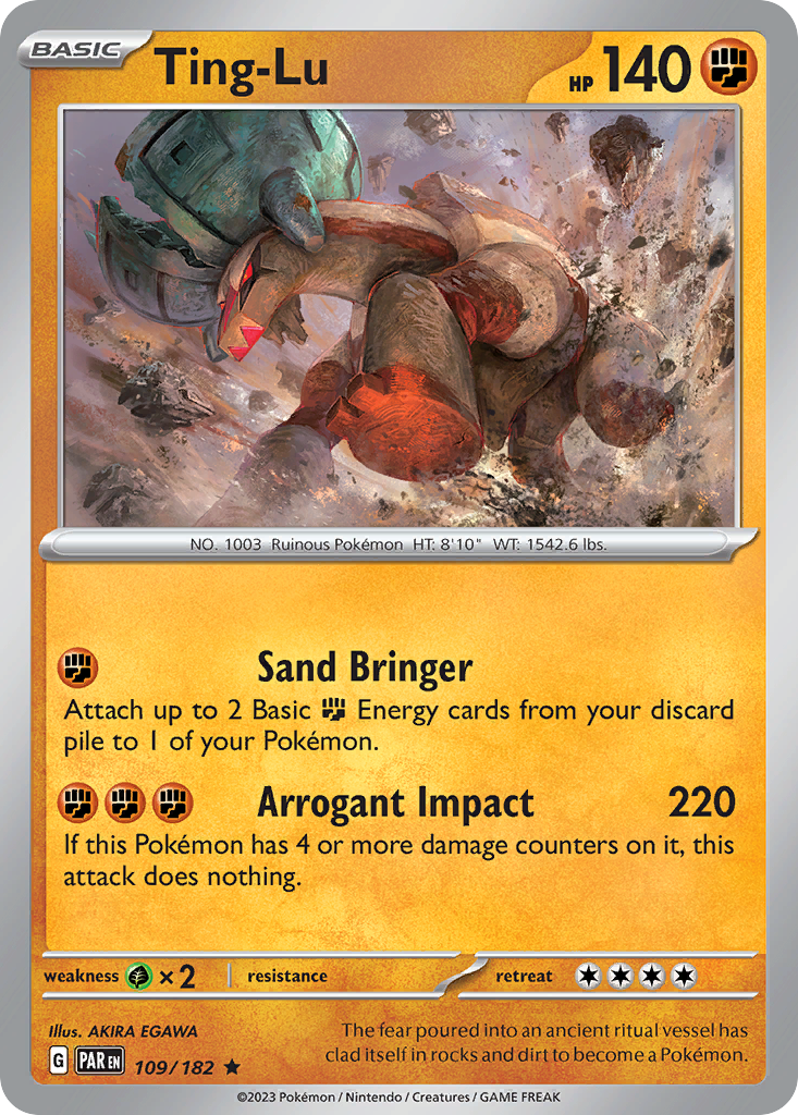Ting-Lu Pokémon card