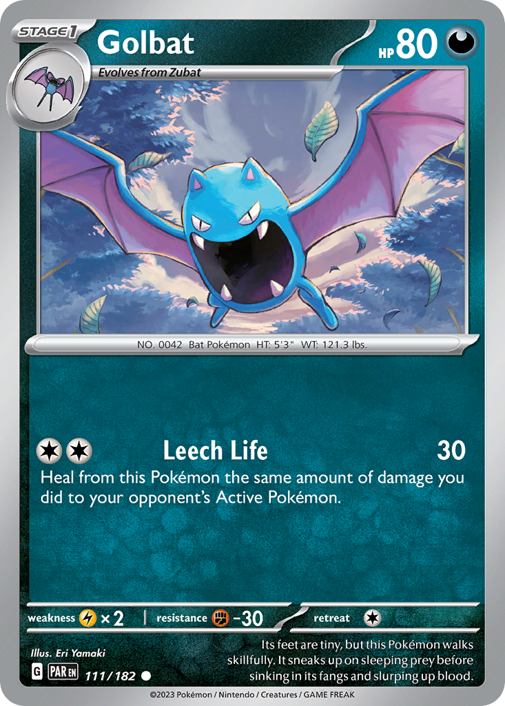 Golbat Pokémon card