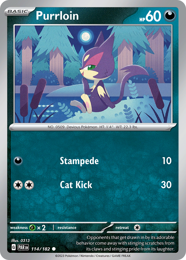 Purrloin Pokémon card