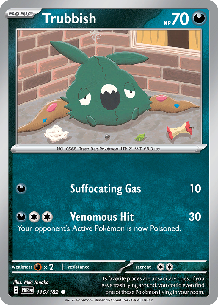 Trubbish Pokémon card