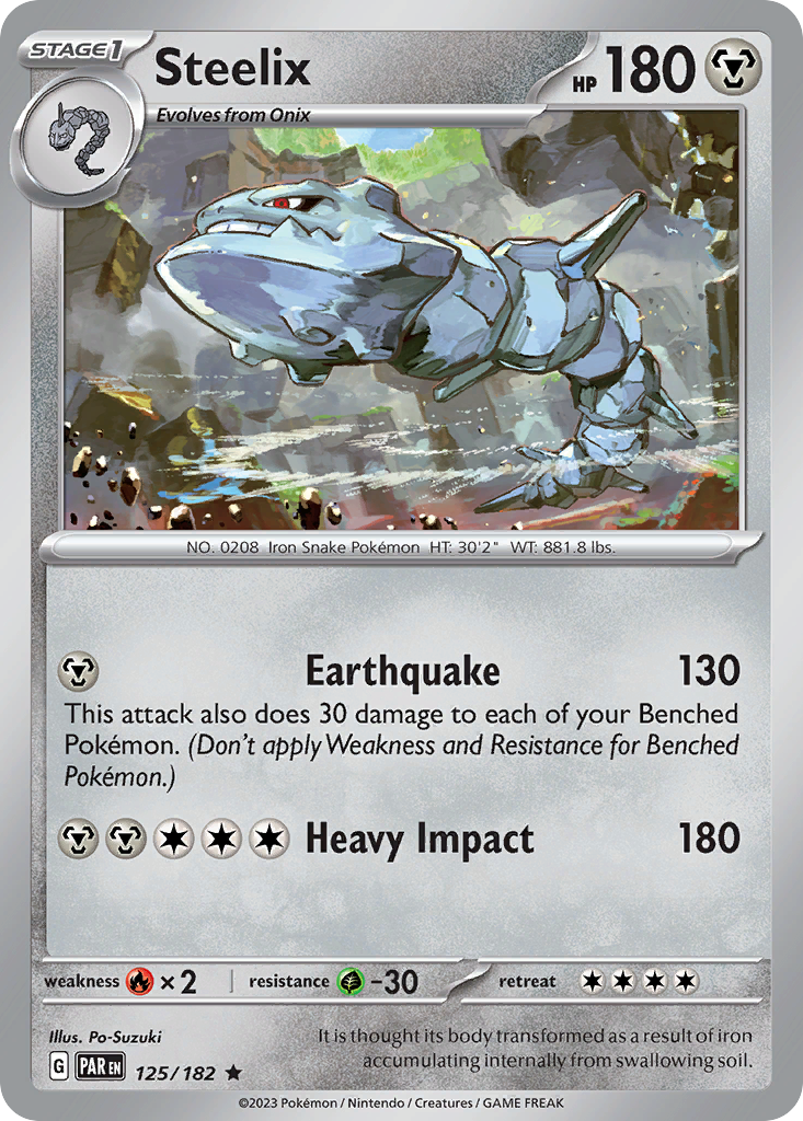 Steelix Pokémon card
