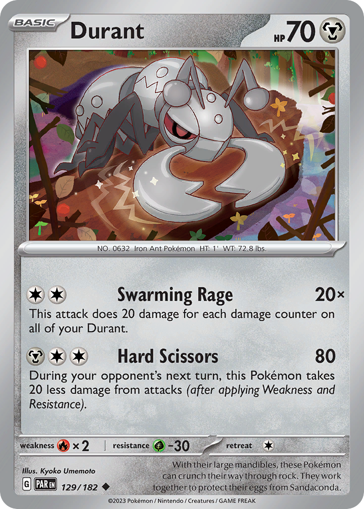 Durant Pokémon card