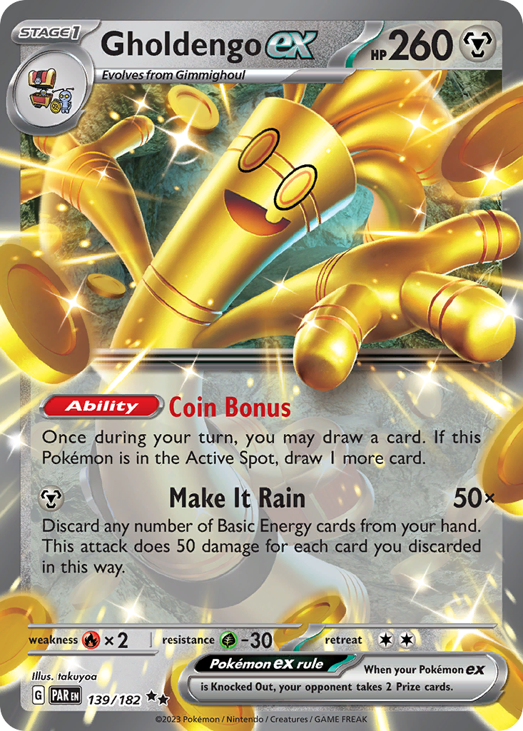 Gholdengo ex Pokémon card