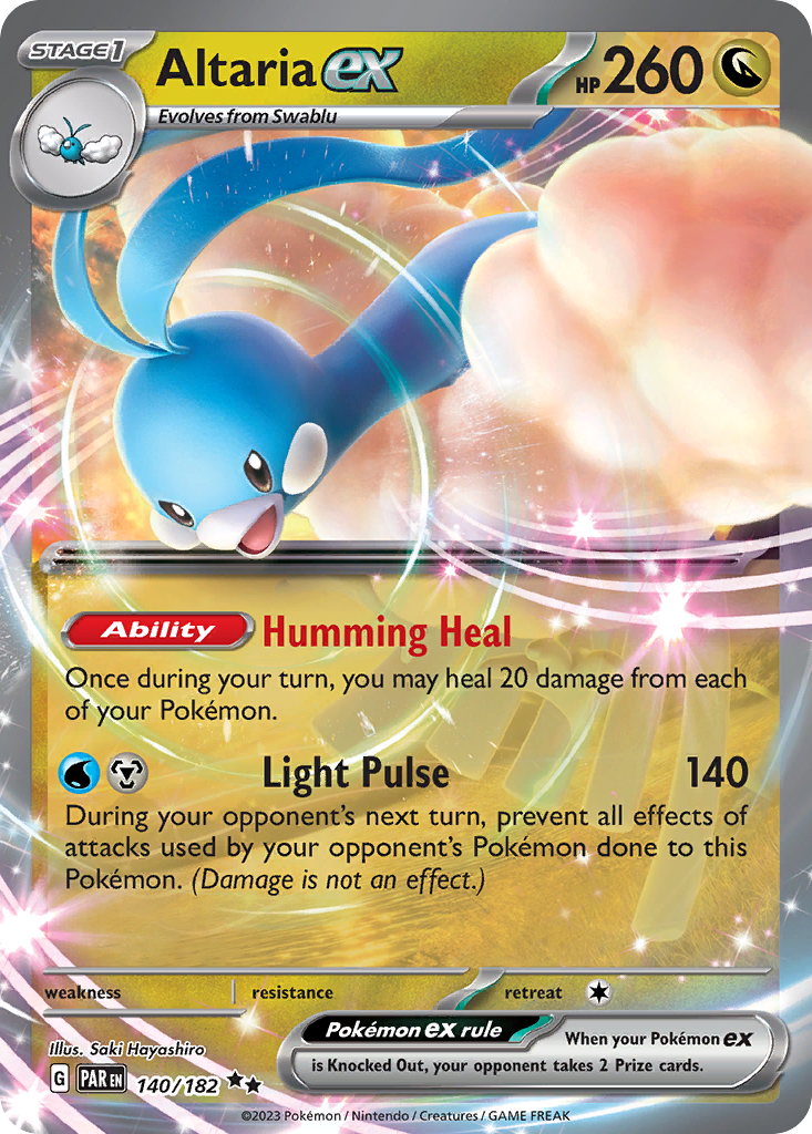Altaria ex Pokémon card