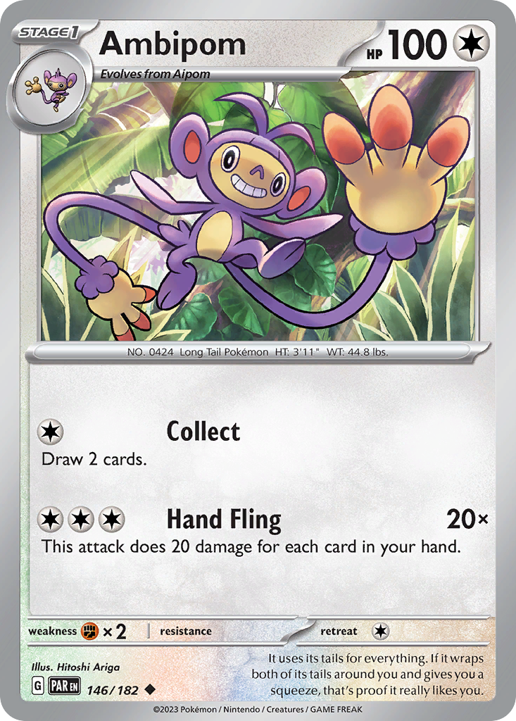 Ambipom Pokémon card
