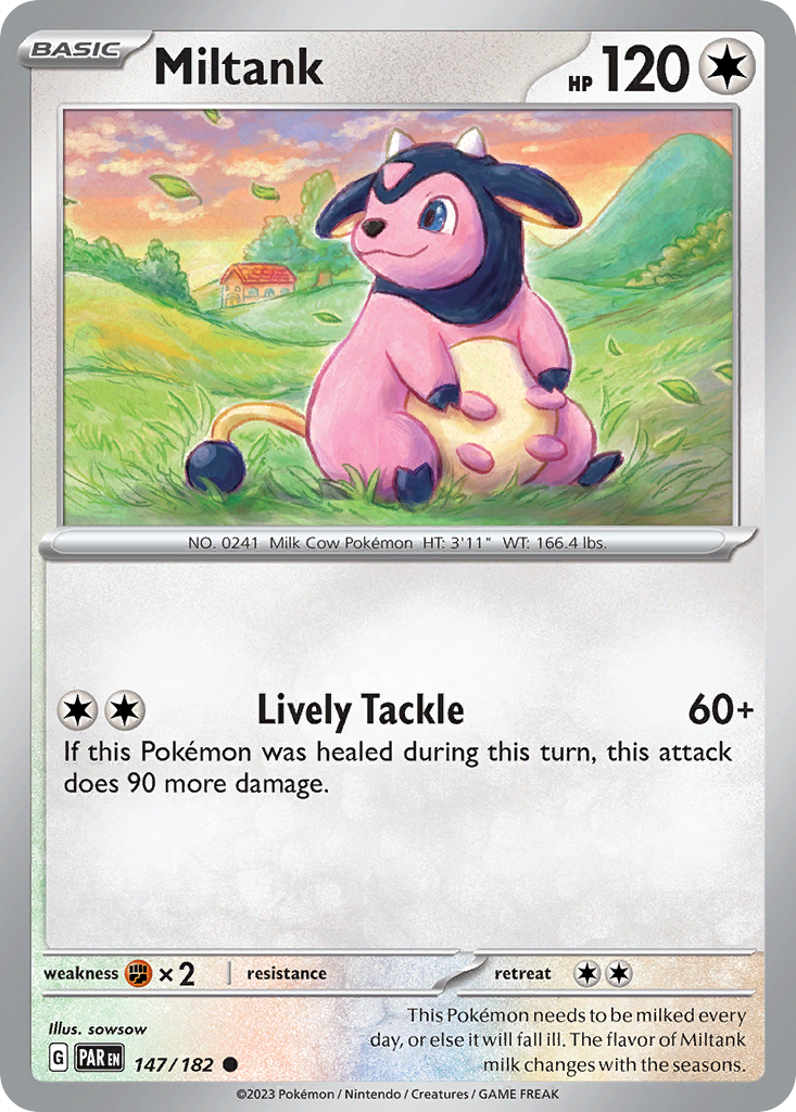 Miltank Pokémon card