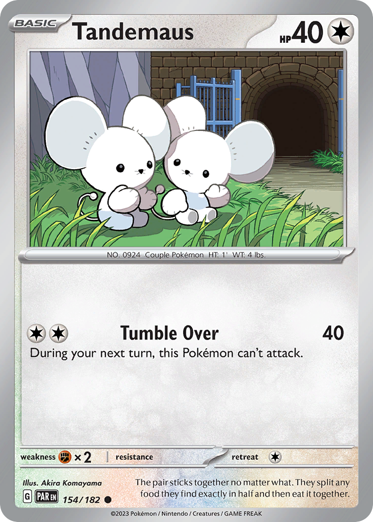Tandemaus Pokémon card