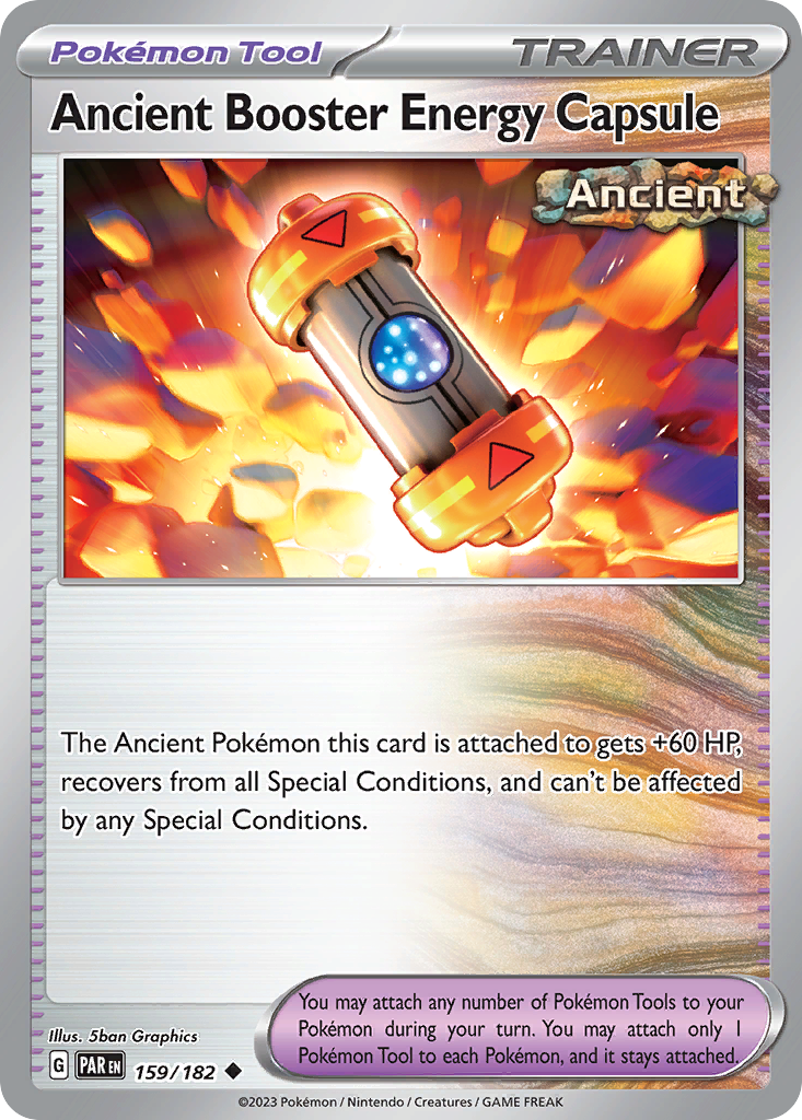 Ancient Booster Energy Capsule Pokémon card