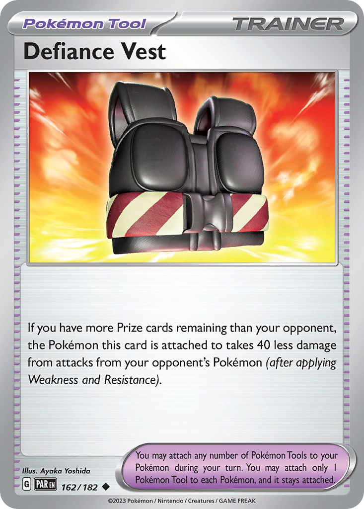 Defiance Vest Pokémon card