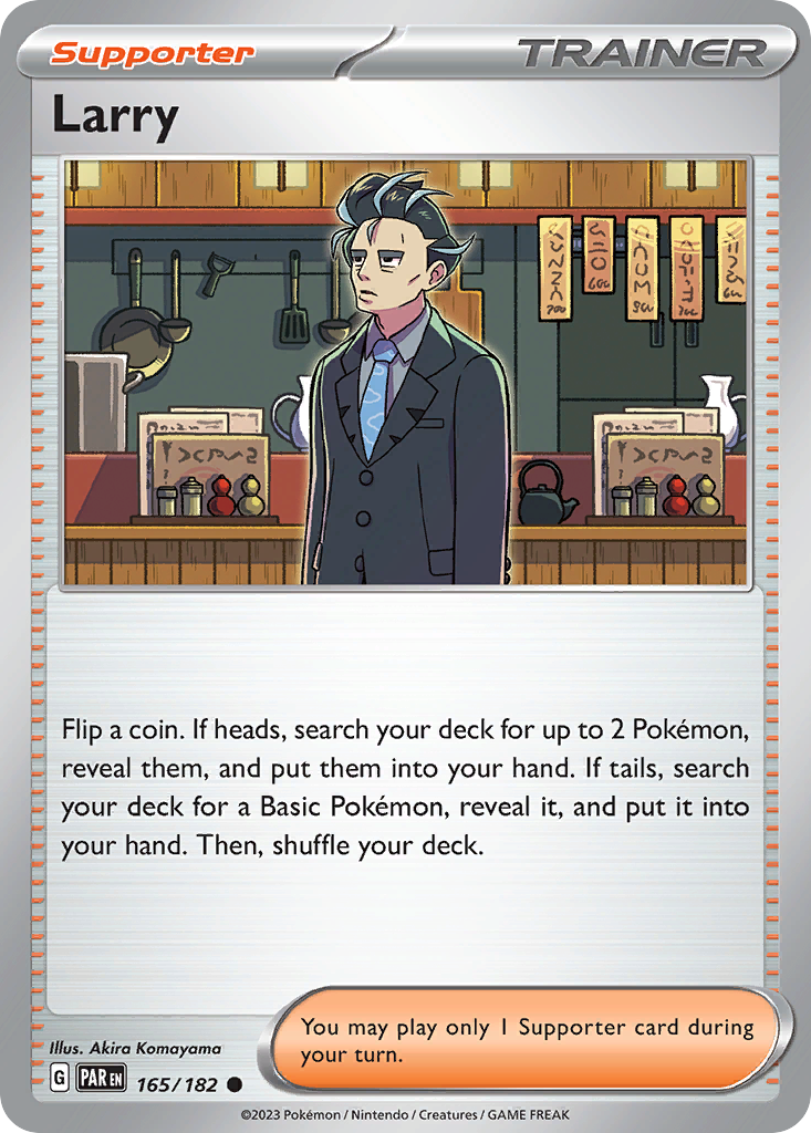 Larry Pokémon card