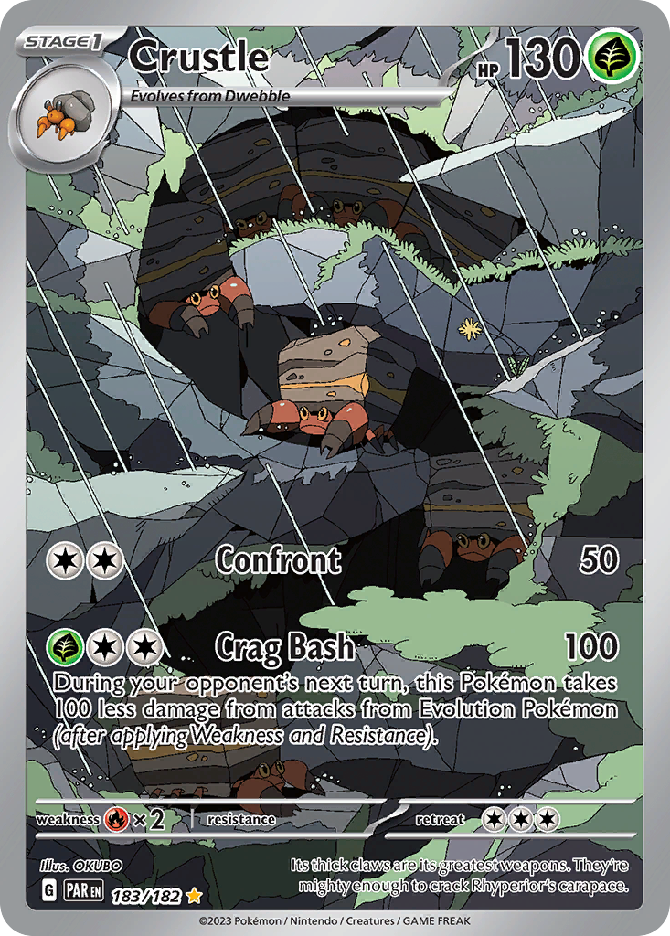Crustle Pokémon card