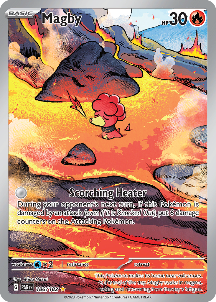 Magby Pokémon card