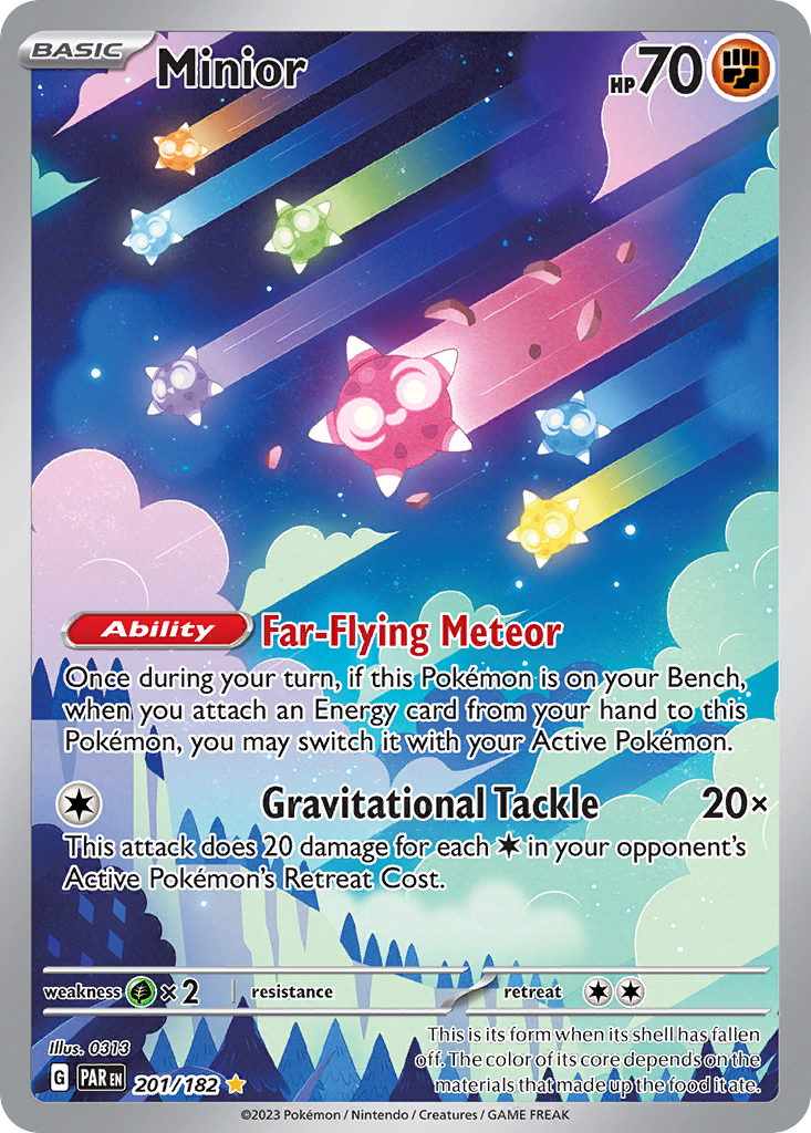 Minior Pokémon card