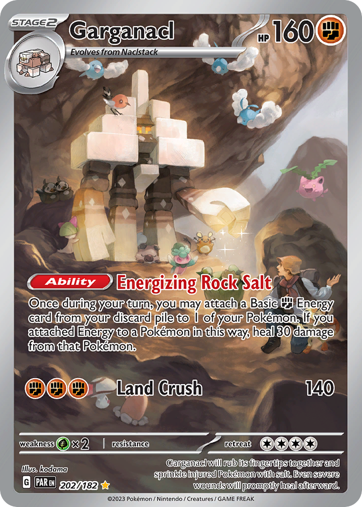 Garganacl Pokémon card