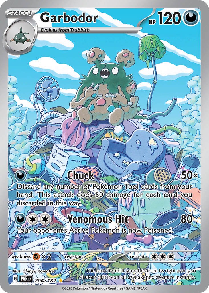 Garbodor Pokémon card