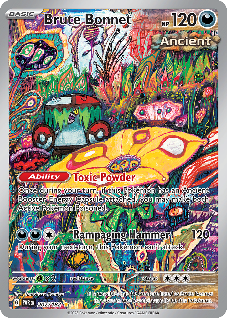 Brute Bonnet Pokémon card