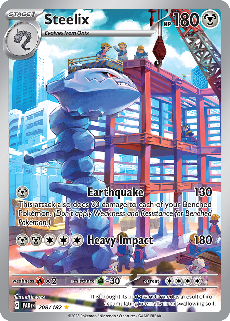 Steelix Pokémon card