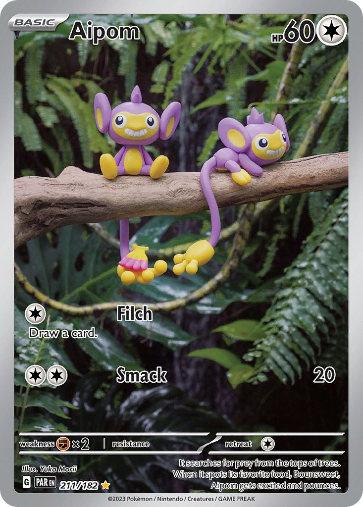 Aipom Pokémon card