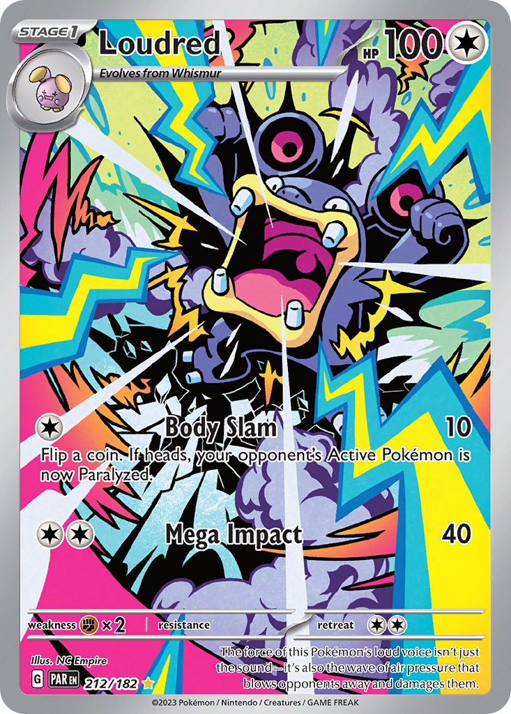 Loudred Pokémon card