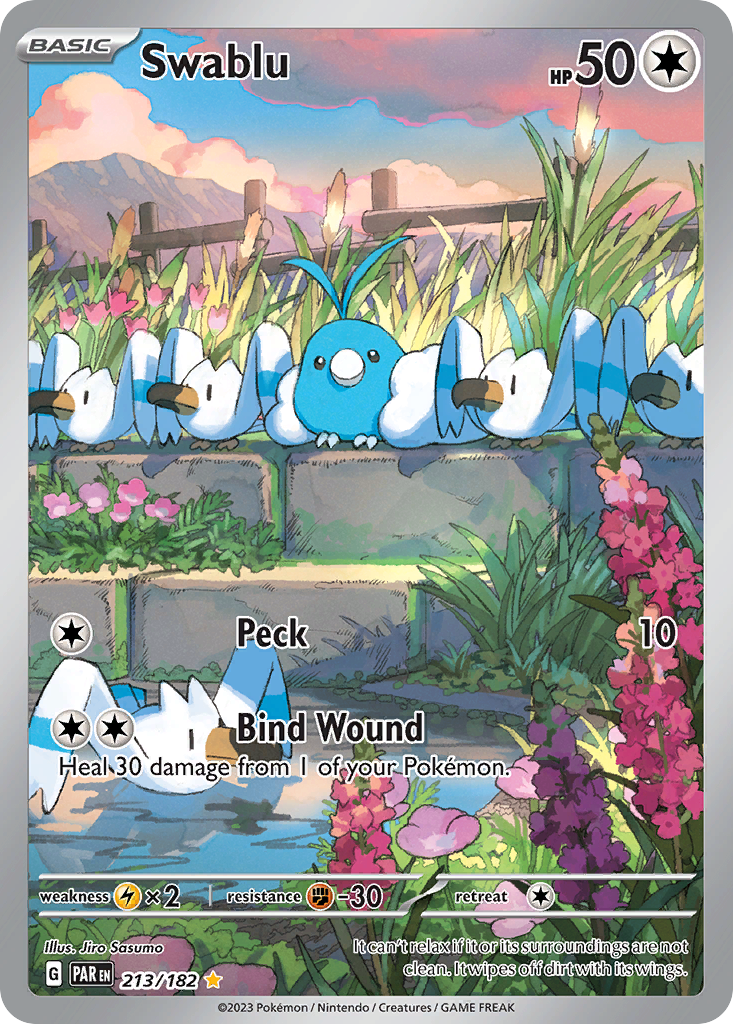 Swablu Pokémon card