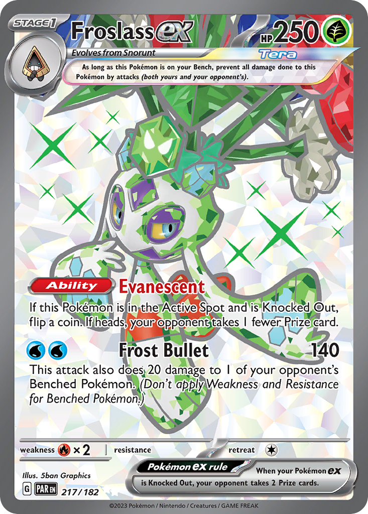 Froslass ex Pokémon card