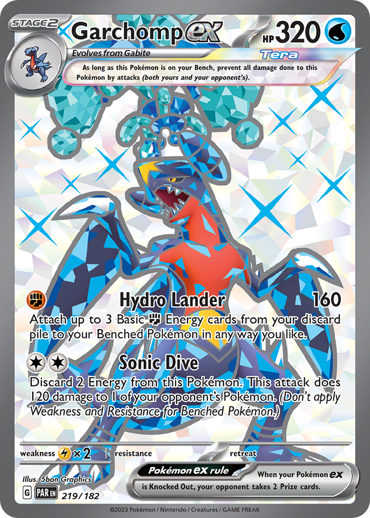 Garchomp ex Pokémon card