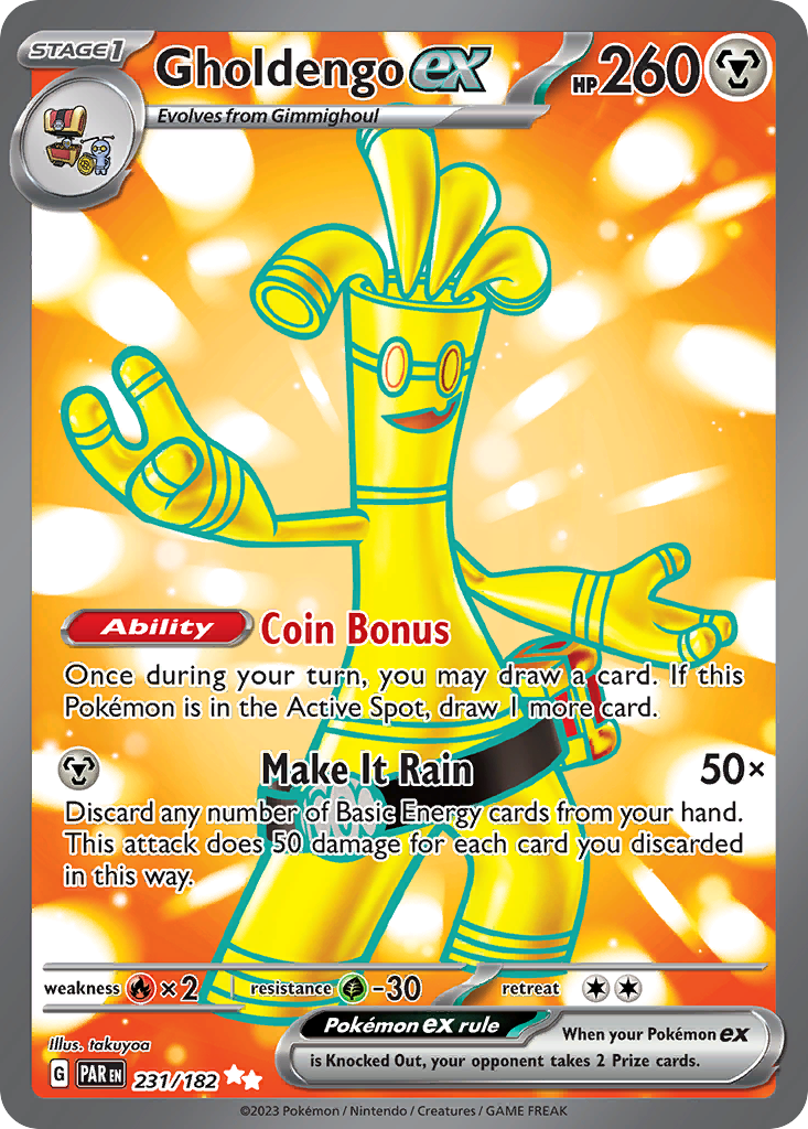Gholdengo ex Pokémon card