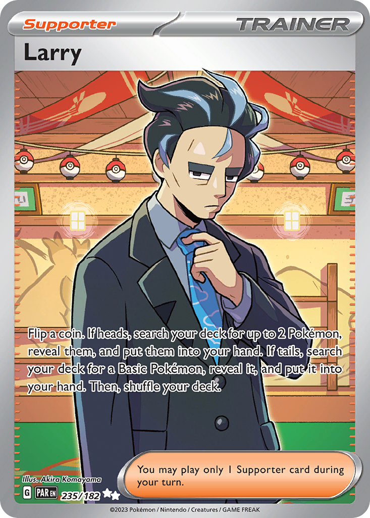 Larry Pokémon card