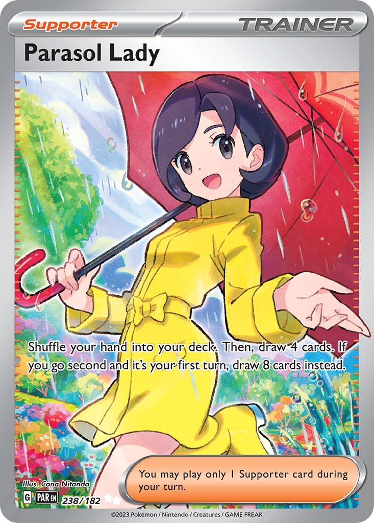 Parasol Lady Pokémon card