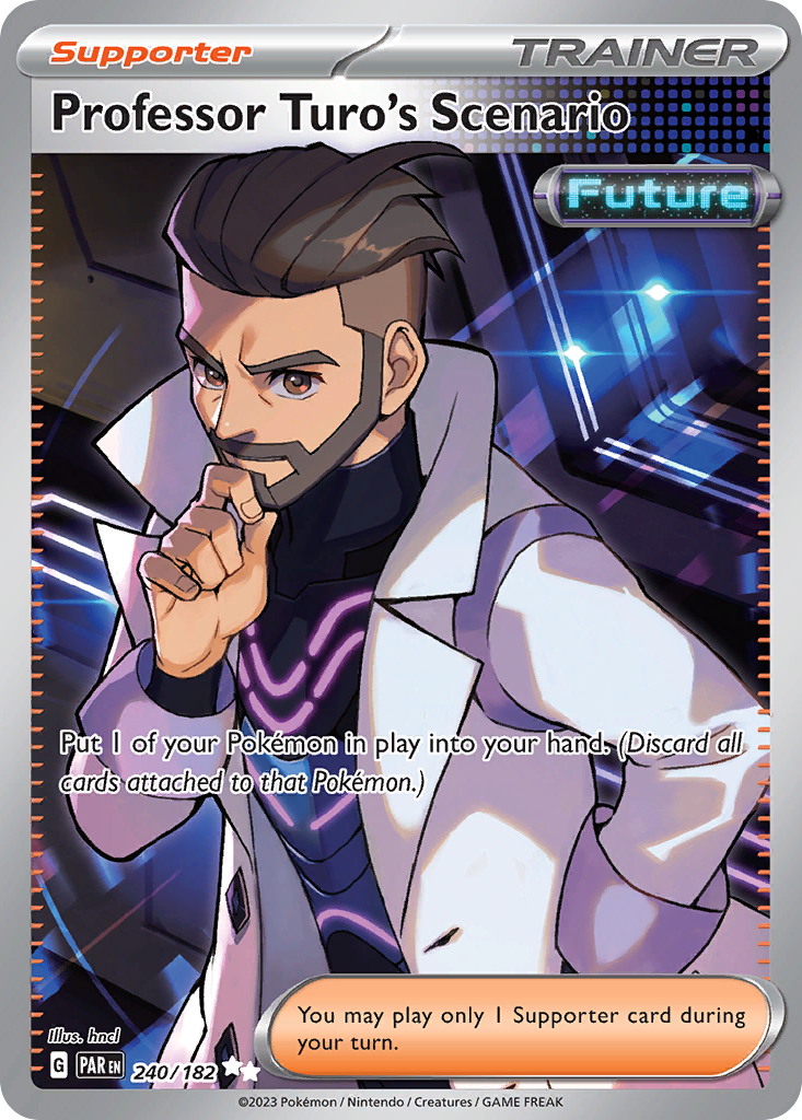 Professor Turo's Scenario Pokémon card