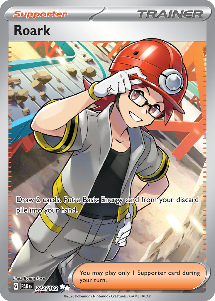 Roark Pokémon card