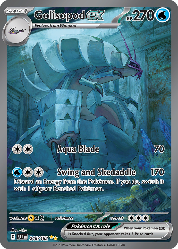 Golisopod ex Pokémon card