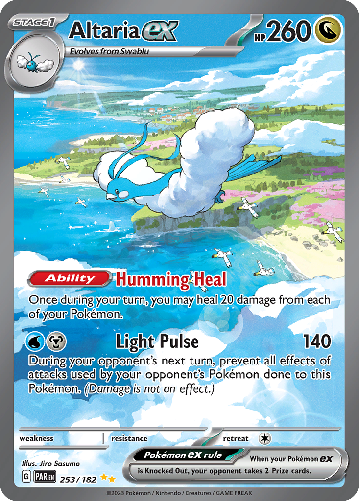 Altaria ex Pokémon card