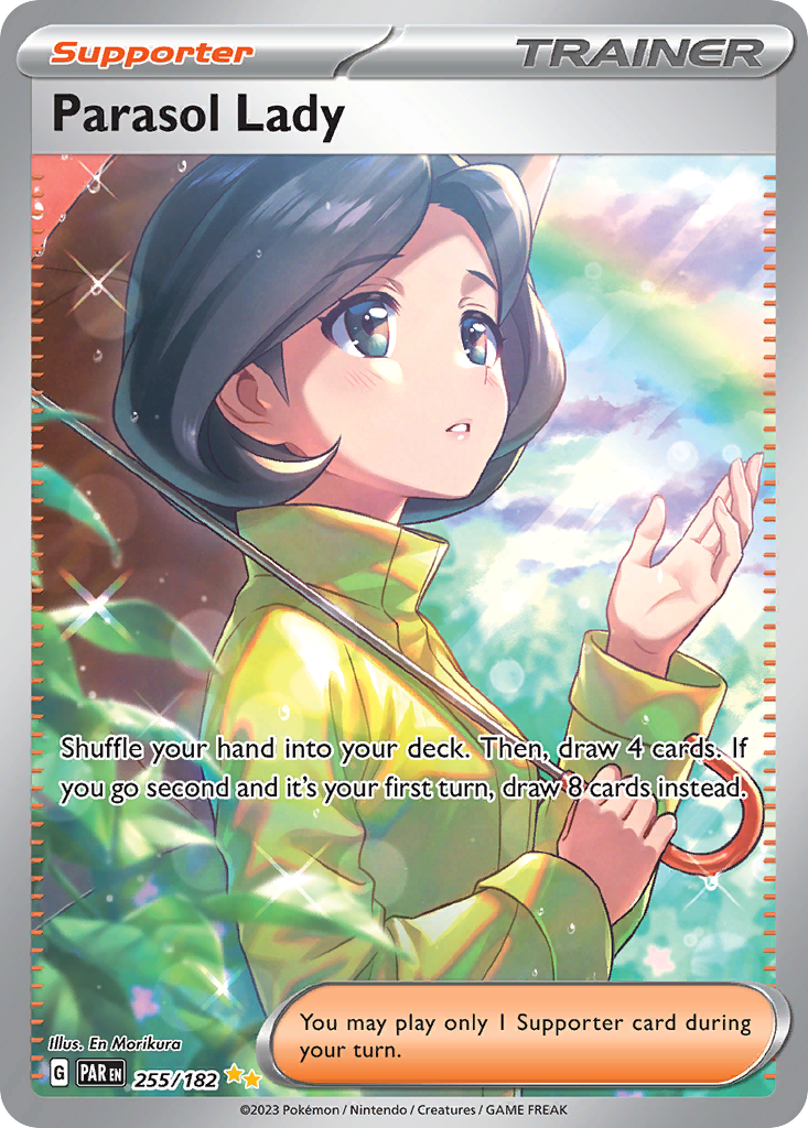 Parasol Lady Pokémon card