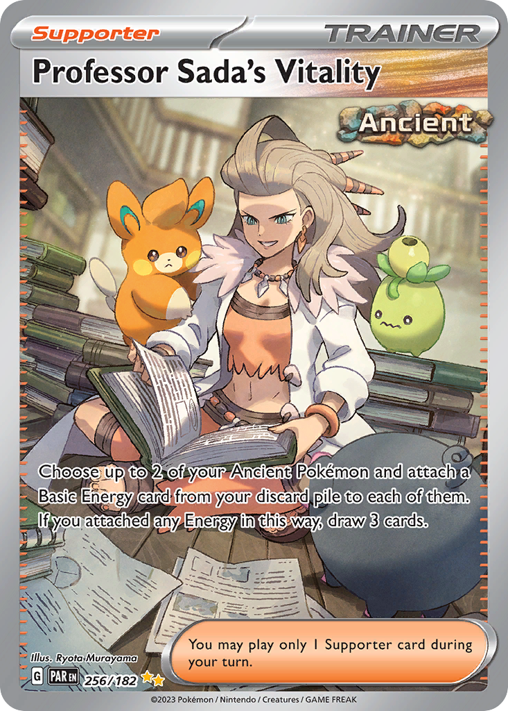 Professor Sada's Vitality Pokémon card