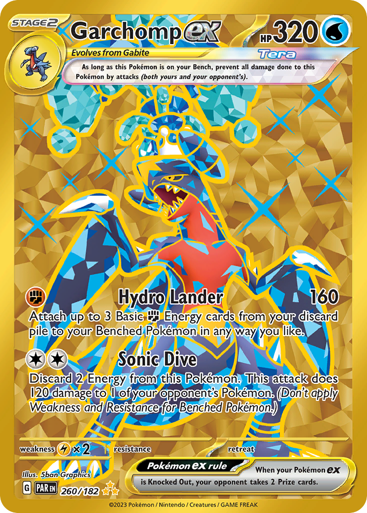 Garchomp ex Pokémon card
