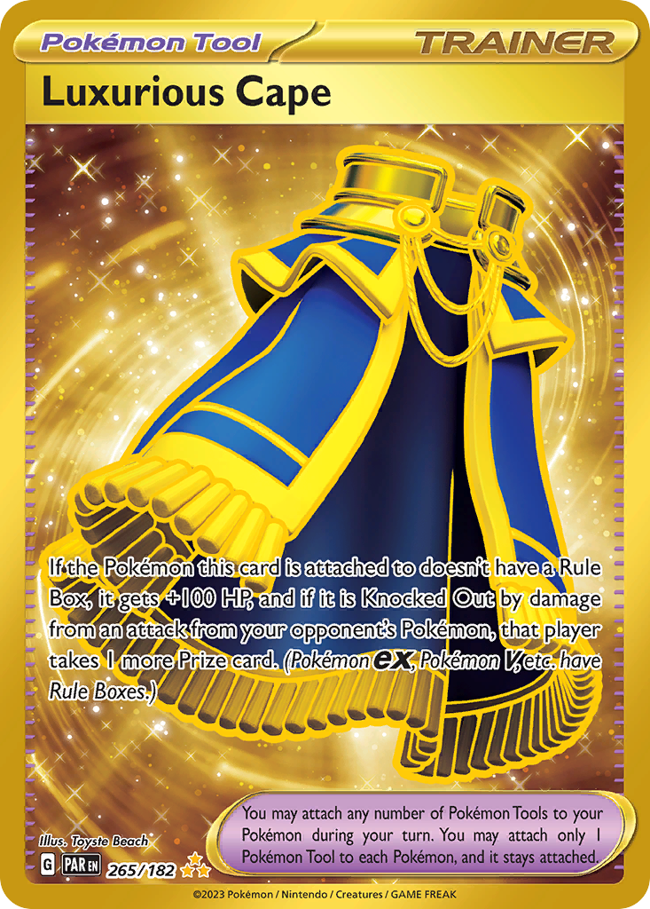 Luxurious Cape Pokémon card