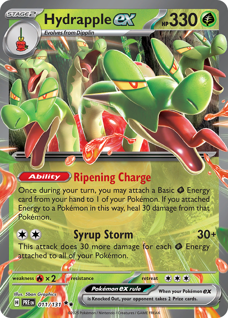 Hydrapple ex Pokémon card