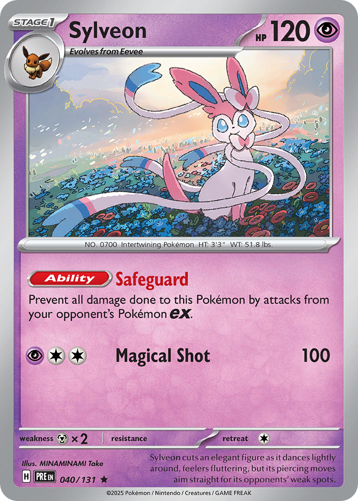 Sylveon Pokémon card