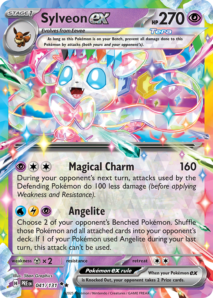 Sylveon ex Pokémon card