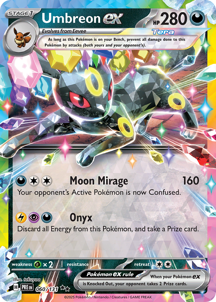 Umbreon ex Pokémon card