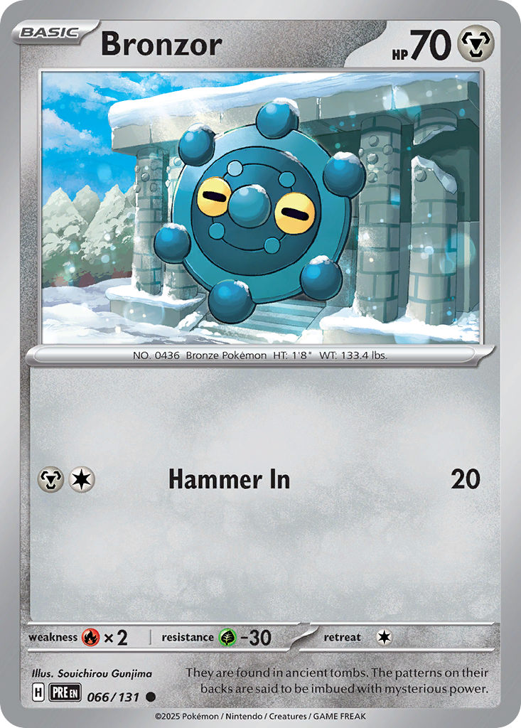 Bronzor Pokémon card