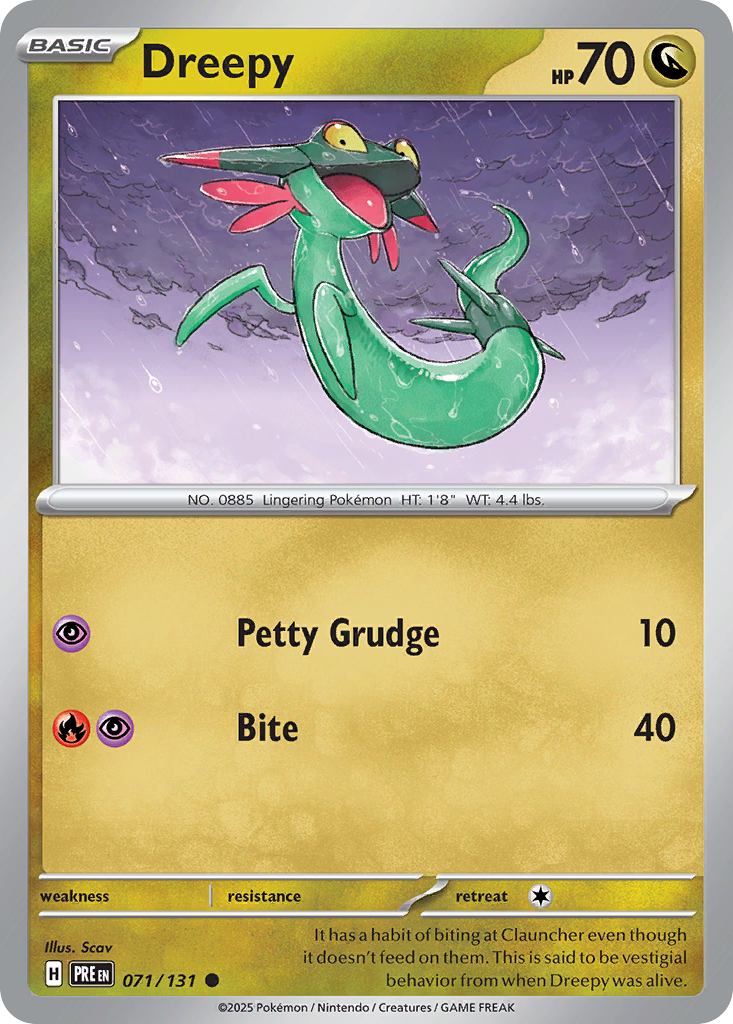 Dreepy Pokémon card