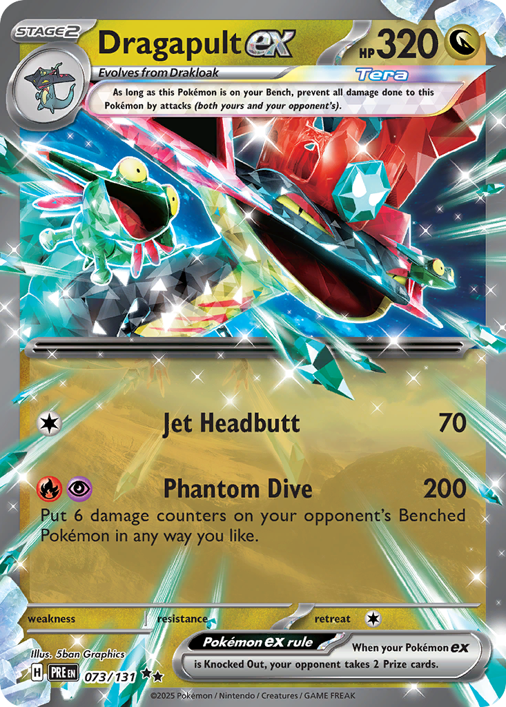 Dragapult ex Pokémon card