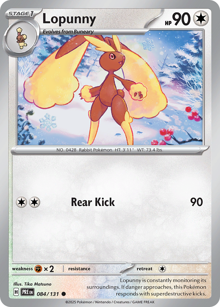 Lopunny Pokémon card