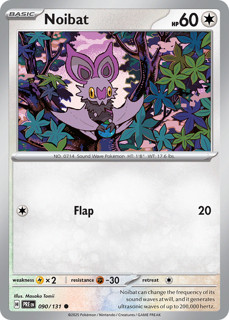Noibat Pokémon card